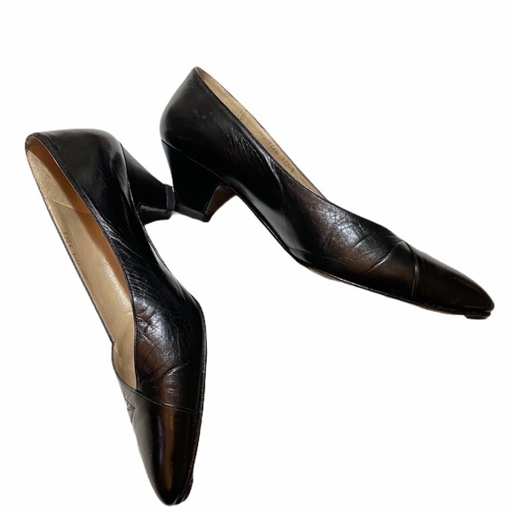 Vintage ‘80s Gucci Pumps Snakeskin Accent Dust Bag - Picture 9 of 10